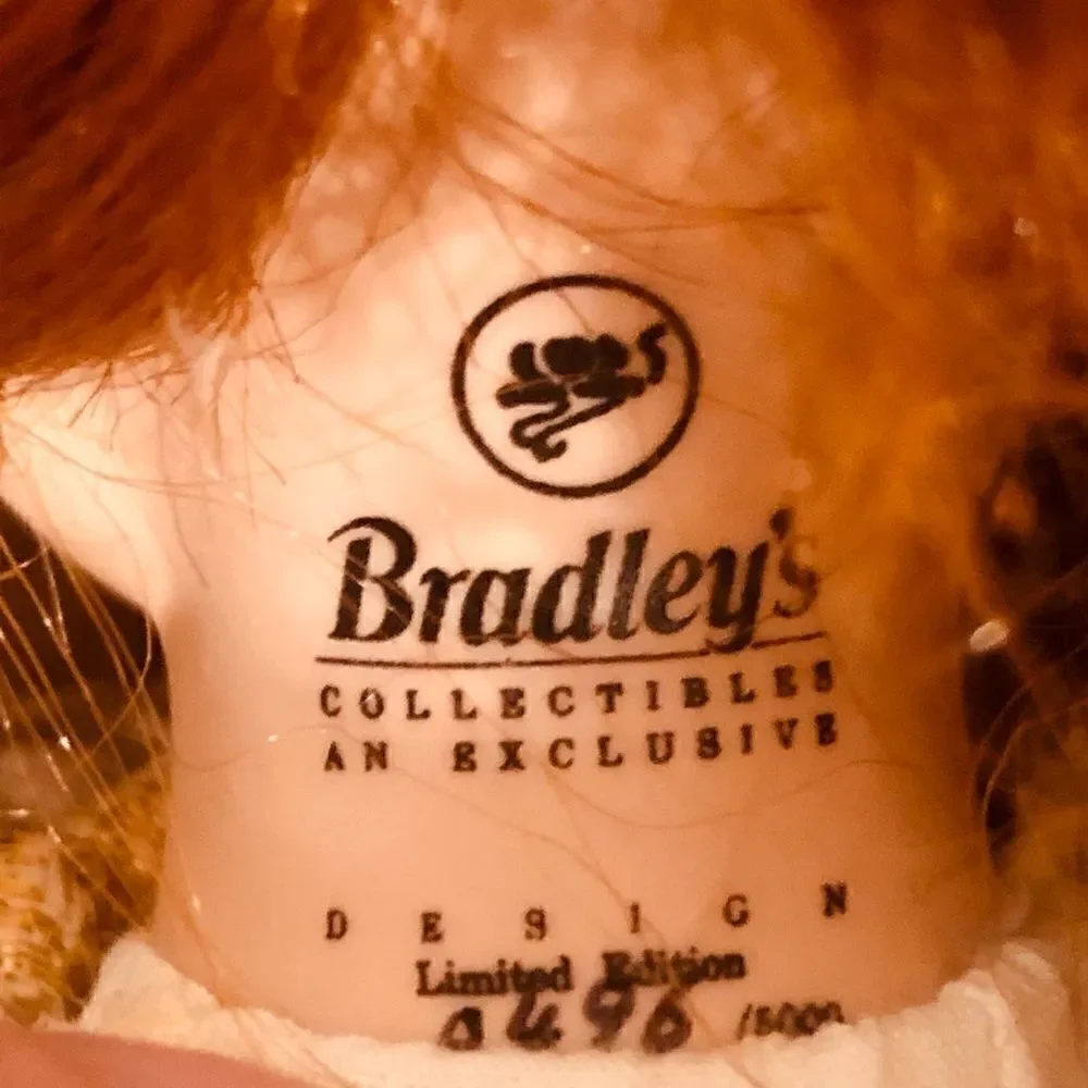 Bradley”s collectible porcelain bride doll